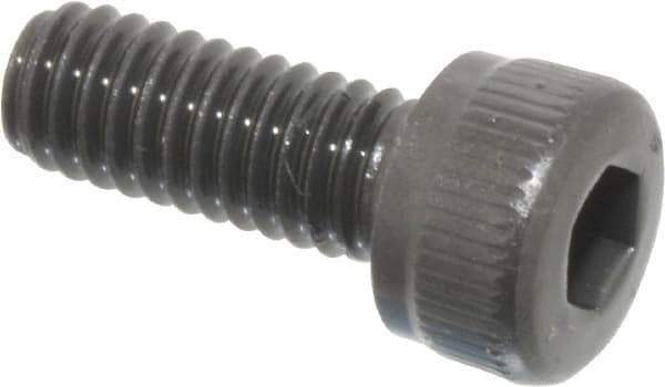 Unbrako - M4x0.70 Metric Coarse Hex Socket Drive, Socket Cap Screw - Grade 12.9 Alloy Steel, Black Oxide Finish, 10mm Length Under Head - Industrial Tool & Supply