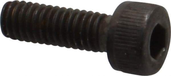 Unbrako - M4x0.70 Metric Coarse Hex Socket Drive, Socket Cap Screw - Grade 12.9 Alloy Steel, Black Oxide Finish, 12mm Length Under Head - Industrial Tool & Supply