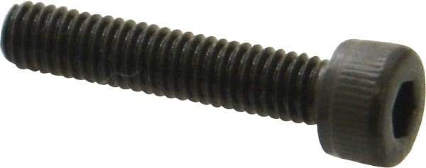 Unbrako - M4x0.70 Metric Coarse Hex Socket Drive, Socket Cap Screw - Grade 12.9 Alloy Steel, Black Oxide Finish, 20mm Length Under Head - Industrial Tool & Supply
