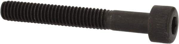 Unbrako - M4x0.70 Metric Coarse Hex Socket Drive, Socket Cap Screw - Grade 12.9 Alloy Steel, Black Oxide Finish, 30mm Length Under Head - Industrial Tool & Supply