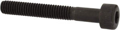 Unbrako - M4x0.70 Metric Coarse Hex Socket Drive, Socket Cap Screw - Grade 12.9 Alloy Steel, Black Oxide Finish, 30mm Length Under Head - Industrial Tool & Supply