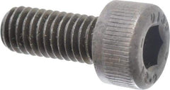 Unbrako - M5x0.80 Metric Coarse Hex Socket Drive, Socket Cap Screw - Grade 12.9 Alloy Steel, Black Oxide Finish, 12mm Length Under Head - Industrial Tool & Supply