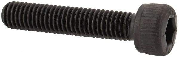 Unbrako - M5x0.80 Metric Coarse Hex Socket Drive, Socket Cap Screw - Grade 12.9 Alloy Steel, Black Oxide Finish, 25mm Length Under Head - Industrial Tool & Supply