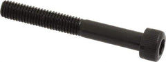 Unbrako - M5x0.80 Metric Coarse Hex Socket Drive, Socket Cap Screw - Grade 12.9 Alloy Steel, Black Oxide Finish, 40mm Length Under Head - Industrial Tool & Supply