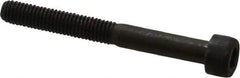 Unbrako - M5x0.80 Metric Coarse Hex Socket Drive, Socket Cap Screw - Grade 12.9 Alloy Steel, Black Oxide Finish, 45mm Length Under Head - Industrial Tool & Supply