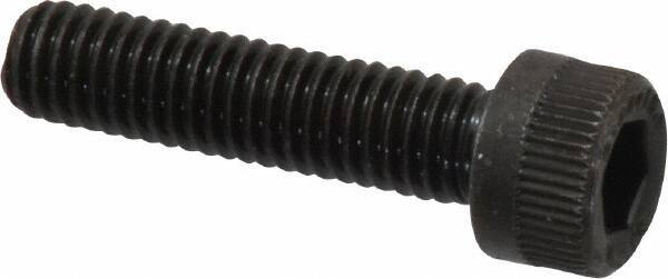 Unbrako - M6x1.00 Metric Coarse Hex Socket Drive, Socket Cap Screw - Grade 12.9 Alloy Steel, Black Oxide Finish, 25mm Length Under Head - Industrial Tool & Supply