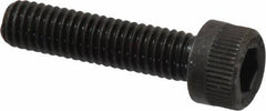 Unbrako - M6x1.00 Metric Coarse Hex Socket Drive, Socket Cap Screw - Grade 12.9 Alloy Steel, Black Oxide Finish, 25mm Length Under Head - Industrial Tool & Supply