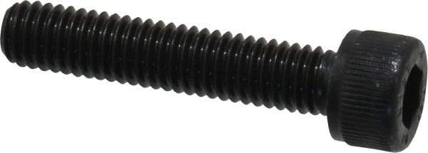 Unbrako - M6x1.00 Metric Coarse Hex Socket Drive, Socket Cap Screw - Grade 12.9 Alloy Steel, Black Oxide Finish, 30mm Length Under Head - Industrial Tool & Supply