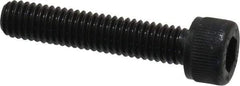 Unbrako - M6x1.00 Metric Coarse Hex Socket Drive, Socket Cap Screw - Grade 12.9 Alloy Steel, Black Oxide Finish, 30mm Length Under Head - Industrial Tool & Supply