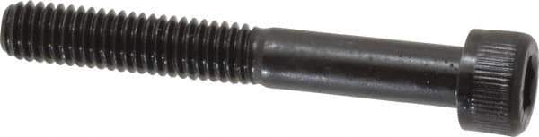 Unbrako - M6x1.00 Metric Coarse Hex Socket Drive, Socket Cap Screw - Grade 12.9 Alloy Steel, Black Oxide Finish, 45mm Length Under Head - Industrial Tool & Supply