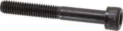 Unbrako - M6x1.00 Metric Coarse Hex Socket Drive, Socket Cap Screw - Grade 12.9 Alloy Steel, Black Oxide Finish, 45mm Length Under Head - Industrial Tool & Supply