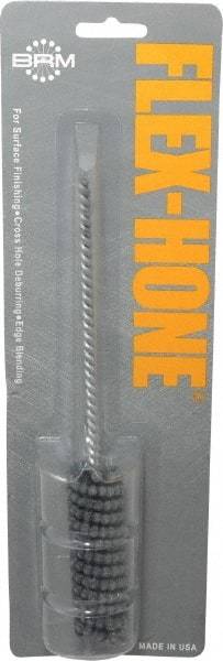 Brush Research Mfg. - 7/8" Bore Diam, 180 Grit, Silicon Carbide Flexible Hone - Extra Fine, 8" OAL - Industrial Tool & Supply