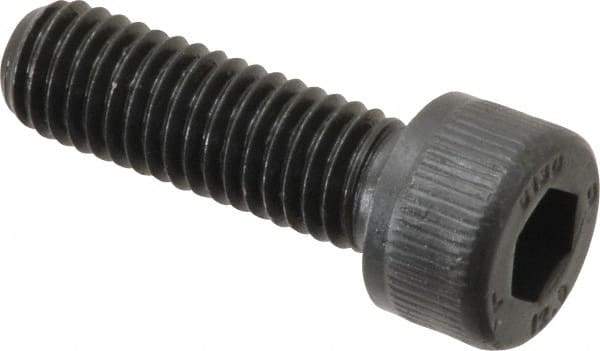 Unbrako - M8x1.25 Metric Coarse Hex Socket Drive, Socket Cap Screw - Grade 12.9 Alloy Steel, Black Oxide Finish, 25mm Length Under Head - Industrial Tool & Supply