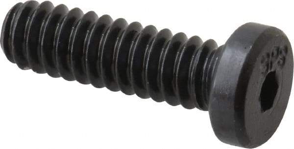 Unbrako - #10-24 UNC Hex Socket Drive, Low Socket Cap Screw - Alloy Steel, Black Oxide Finish, 5/8" Length Under Head - Industrial Tool & Supply