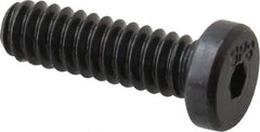 Unbrako - #10-24 UNC Hex Socket Drive, Low Socket Cap Screw - Alloy Steel, Black Oxide Finish, 5/8" Length Under Head - Industrial Tool & Supply