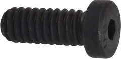 Unbrako - 1/4-20 UNC Hex Socket Drive, Low Socket Cap Screw - Alloy Steel, Black Oxide Finish, 5/8" Length Under Head - Industrial Tool & Supply