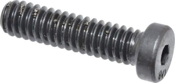 Unbrako - 1/4-20 UNC Hex Socket Drive, Low Socket Cap Screw - Alloy Steel, Black Oxide Finish, 1" Length Under Head - Industrial Tool & Supply