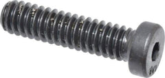 Unbrako - 1/4-20 UNC Hex Socket Drive, Low Socket Cap Screw - Alloy Steel, Black Oxide Finish, 1" Length Under Head - Industrial Tool & Supply