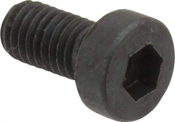 Unbrako - M5x0.80 Metric Coarse Hex Socket Drive, Low Socket Cap Screw - Grade 10.9 Alloy Steel, Black Oxide Finish, 10mm Length Under Head - Industrial Tool & Supply