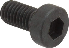 Unbrako - M5x0.80 Metric Coarse Hex Socket Drive, Low Socket Cap Screw - Grade 10.9 Alloy Steel, Black Oxide Finish, 10mm Length Under Head - Industrial Tool & Supply