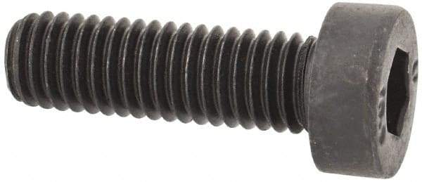Unbrako - M5x0.80 Metric Coarse Hex Socket Drive, Low Socket Cap Screw - Grade 10.9 Alloy Steel, Black Oxide Finish, 16mm Length Under Head - Industrial Tool & Supply