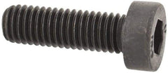 Unbrako - M5x0.80 Metric Coarse Hex Socket Drive, Low Socket Cap Screw - Grade 10.9 Alloy Steel, Black Oxide Finish, 16mm Length Under Head - Industrial Tool & Supply