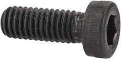 Unbrako - M6x1.00 Metric Coarse Hex Socket Drive, Low Socket Cap Screw - Grade 10.9 Alloy Steel, Black Oxide Finish, 16mm Length Under Head - Industrial Tool & Supply