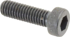 Unbrako - M6x1.00 Metric Coarse Hex Socket Drive, Low Socket Cap Screw - Grade 10.9 Alloy Steel, Black Oxide Finish, 20mm Length Under Head - Industrial Tool & Supply