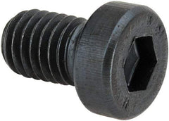 Unbrako - M8x1.25 Metric Coarse Hex Socket Drive, Low Socket Cap Screw - Grade 10.9 Alloy Steel, Black Oxide Finish, 12mm Length Under Head - Industrial Tool & Supply
