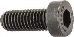 Unbrako - M8x1.25 Metric Coarse Hex Socket Drive, Low Socket Cap Screw - Grade 10.9 Alloy Steel, Black Oxide Finish, 20mm Length Under Head - Industrial Tool & Supply