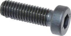Unbrako - M8x1.25 Metric Coarse Hex Socket Drive, Low Socket Cap Screw - Grade 10.9 Alloy Steel, Black Oxide Finish, 25mm Length Under Head - Industrial Tool & Supply