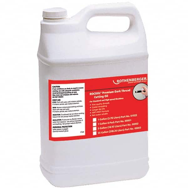 Rothenberger - Pipe Cutting & Threading Oil Type: Dark Cutting Oil Container Type: 1 Gallon Bottle - Industrial Tool & Supply