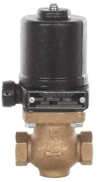 Magnatrol Valve - 1/2" Port, 2 Way, Solenoid Valve - Normally Closed - Industrial Tool & Supply