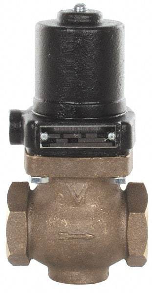Magnatrol Valve - 1-1/4" Port, 2 Way, Solenoid Valve - Normally Closed - Industrial Tool & Supply