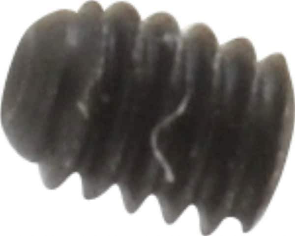 Unbrako - #1-72 UNF, 3/32" OAL, Cup Point Set Screw - Grade 8 Alloy Steel, 0.035" Key - Industrial Tool & Supply