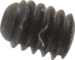 Unbrako - #1-72 UNF, 3/32" OAL, Cup Point Set Screw - Grade 8 Alloy Steel, 0.035" Key - Industrial Tool & Supply