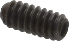 Unbrako - #4-40 UNC, 1/4" OAL, Cup Point Set Screw - Grade 8 Alloy Steel, 0.05" Key - Industrial Tool & Supply
