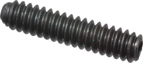 Unbrako - #4-40 UNC, 1/2" OAL, Cup Point Set Screw - Grade 8 Alloy Steel, 0.05" Key - Industrial Tool & Supply