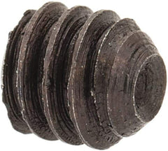 Unbrako - #5-40 UNC, 1/8" OAL, Cup Point Set Screw - Grade 8 Alloy Steel, 1/16" Key - Industrial Tool & Supply