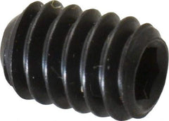 Unbrako - #5-40 UNC, 3/16" OAL, Cup Point Set Screw - Grade 8 Alloy Steel, 1/16" Key - Industrial Tool & Supply