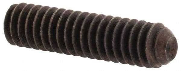 Unbrako - #5-40 UNC, 1/2" OAL, Cup Point Set Screw - Grade 8 Alloy Steel, 1/16" Key - Industrial Tool & Supply
