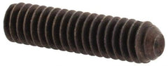 Unbrako - #5-40 UNC, 1/2" OAL, Cup Point Set Screw - Grade 8 Alloy Steel, 1/16" Key - Industrial Tool & Supply