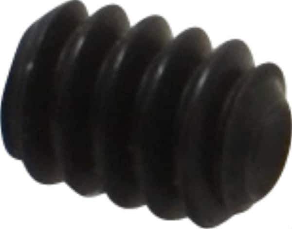 Unbrako - #6-32 UNC, 3/16" OAL, Cup Point Set Screw - Grade 8 Alloy Steel, 1/16" Key - Industrial Tool & Supply