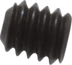 Unbrako - #8-32 UNC, 3/16" OAL, Cup Point Set Screw - Grade 8 Alloy Steel, 5/64" Key - Industrial Tool & Supply