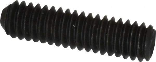 Unbrako - #8-32 UNC, 5/8" OAL, Cup Point Set Screw - Grade 8 Alloy Steel, 5/64" Key - Industrial Tool & Supply