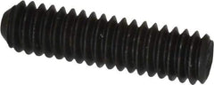 Unbrako - #8-32 UNC, 5/8" OAL, Cup Point Set Screw - Grade 8 Alloy Steel, 5/64" Key - Industrial Tool & Supply