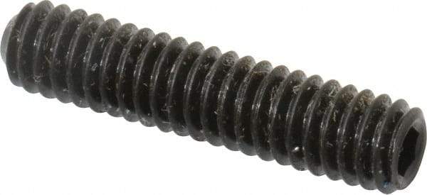 Unbrako - #8-32 UNC, 3/4" OAL, Cup Point Set Screw - Grade 8 Alloy Steel, 5/64" Key - Industrial Tool & Supply