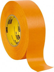 3M - 2" Wide x 60 Yd Long Orange Paper Masking Tape - Series 2525, 9.5 mil Thick, 49 In/Lb Tensile Strength - Industrial Tool & Supply