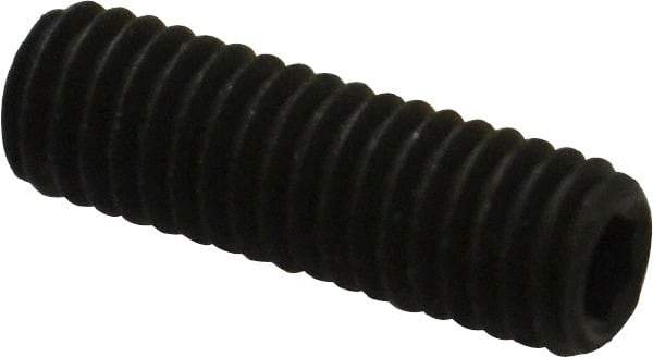 Unbrako - #10-32 UNF, 5/8" OAL, Cup Point Set Screw - Grade 8 Alloy Steel, 3/32" Key - Industrial Tool & Supply