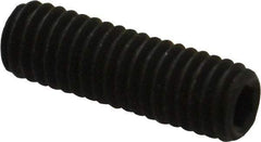 Unbrako - #10-32 UNF, 5/8" OAL, Cup Point Set Screw - Grade 8 Alloy Steel, 3/32" Key - Industrial Tool & Supply